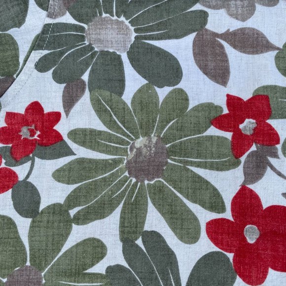 SOLD VINTAGE Columbia Floral Button Up Shirt Size L - Picture 3 of 7